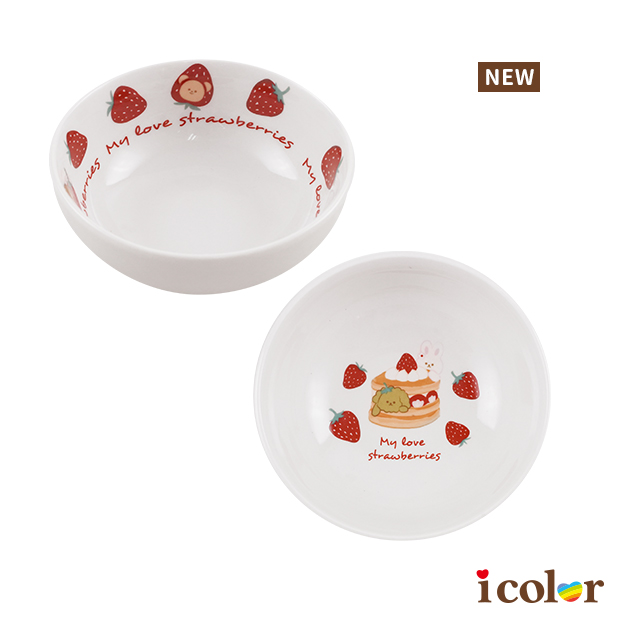 草莓蛋糕陶瓷鉢(10.5&13cm)